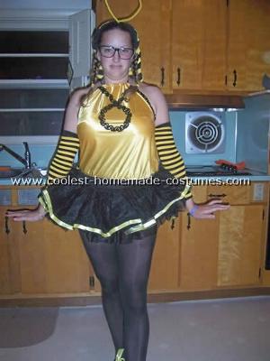Bee girl costume for cheap homemade Halloween costumes