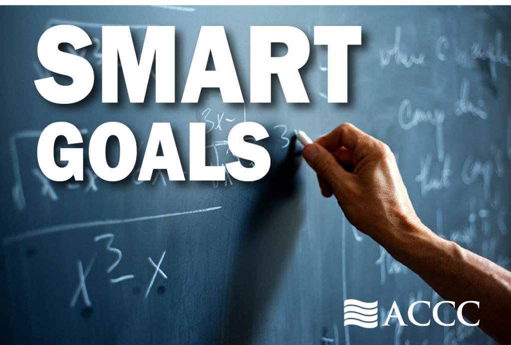 chalk board smart goals accc