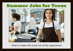 summer jobs for teenagers and setting budget goals