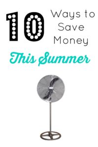 save money this summer help with debts