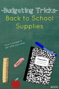back to school budgeting tricks to avoid credit card debt
