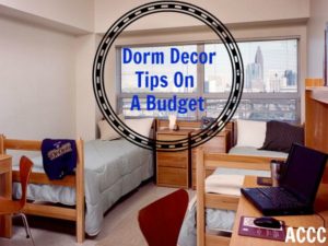 dorm decor tips on a budget