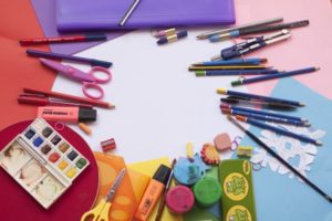Here's our credit counseling strategy for buying school supplies on a budget.