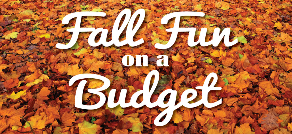 Fall fun on a budget banner