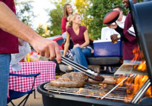 Backyard grill summer activities