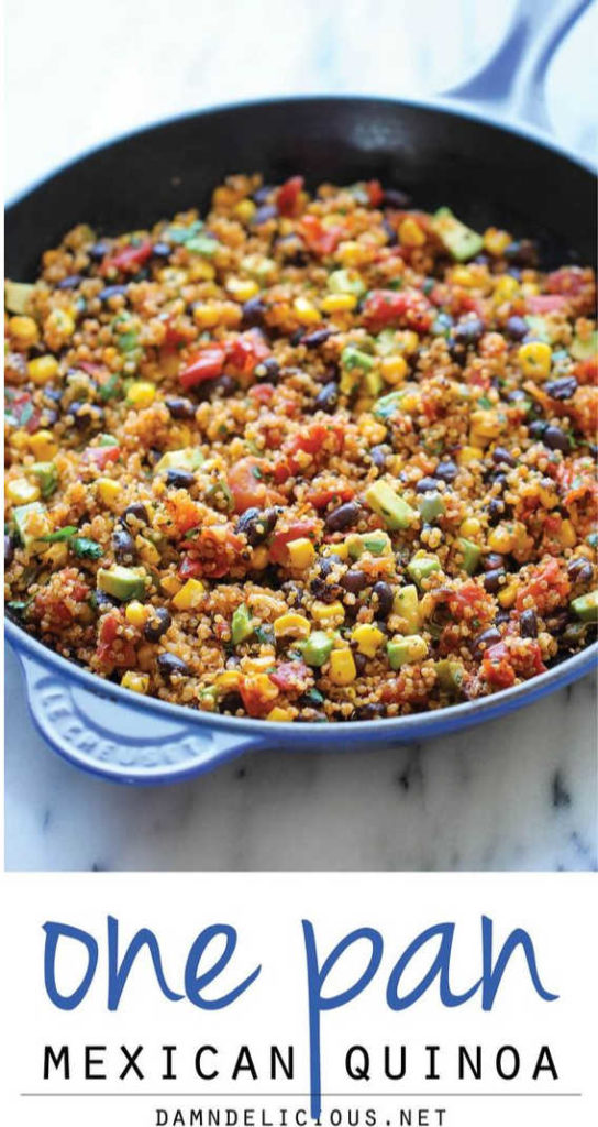 mexican quinoa easy healthy recipe