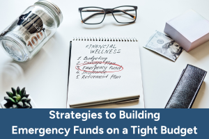 Building an emergency fund is essential to having financial stability.