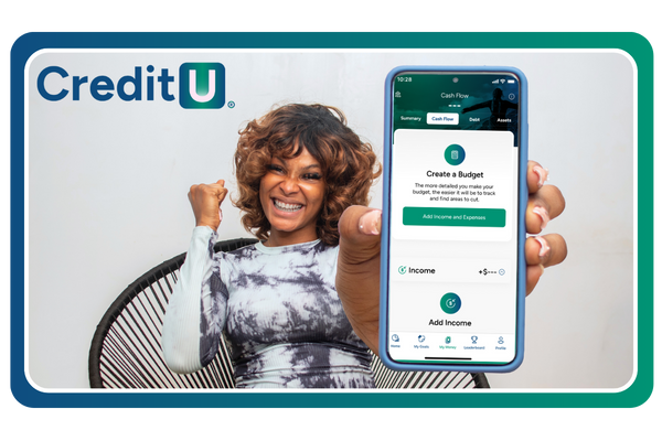 Budget and track your expenses with the all new CreditU app!